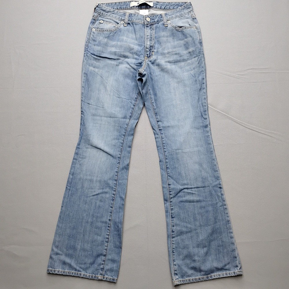 Gap Flare Jeans Womens 8R Light Wash Denim Vintage Y2K 100% Cotton Hong Kong
